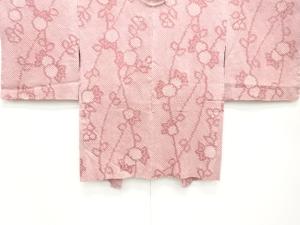 未使用品　本総絞り　草花模様　羽織